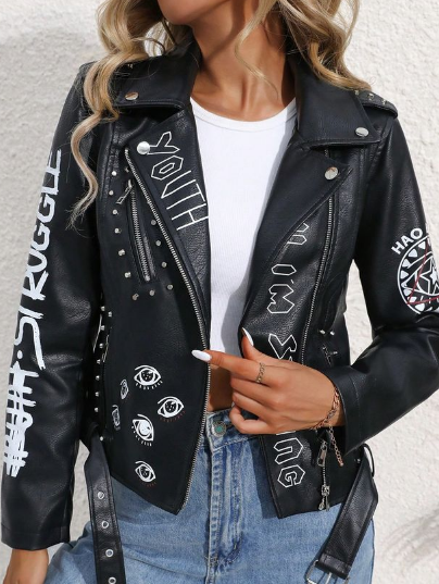 Printed Leather Jackets 1