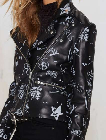 Printed Leather Jackets 4