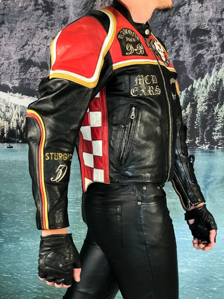 Printed Leather Jackets 6