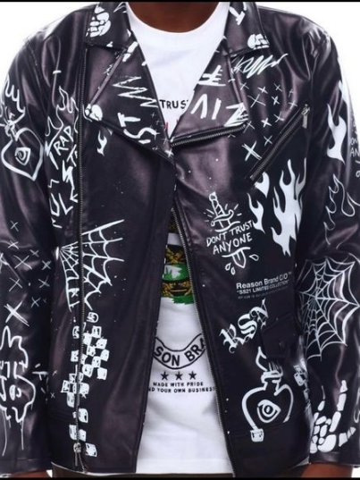 Printed Leather Jackets 2