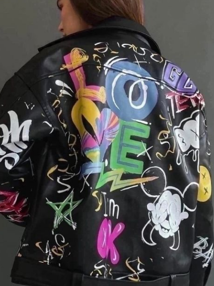 Printed Leather Jackets 6